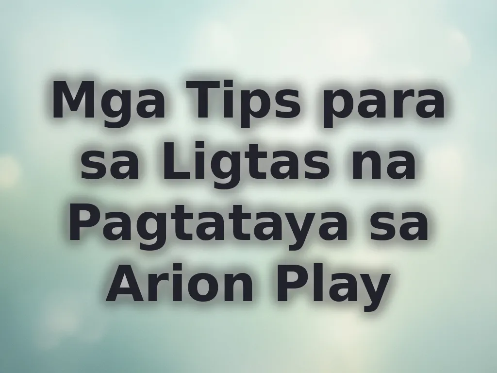 Security tips for online betting